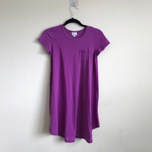 purple girls lularoe dress